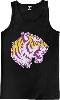 Tiger Head - College Sports Lousiana Men's Tank Top