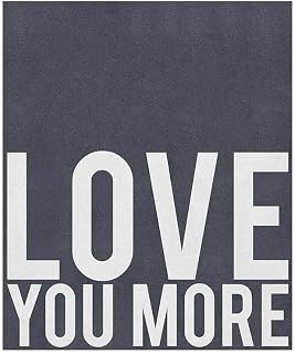 Santa Barbara Design Studio Wedding Collection - 100% Cotton Machine Washable Luxury Throw Blanket, 60 x 50-Inch, Love You More