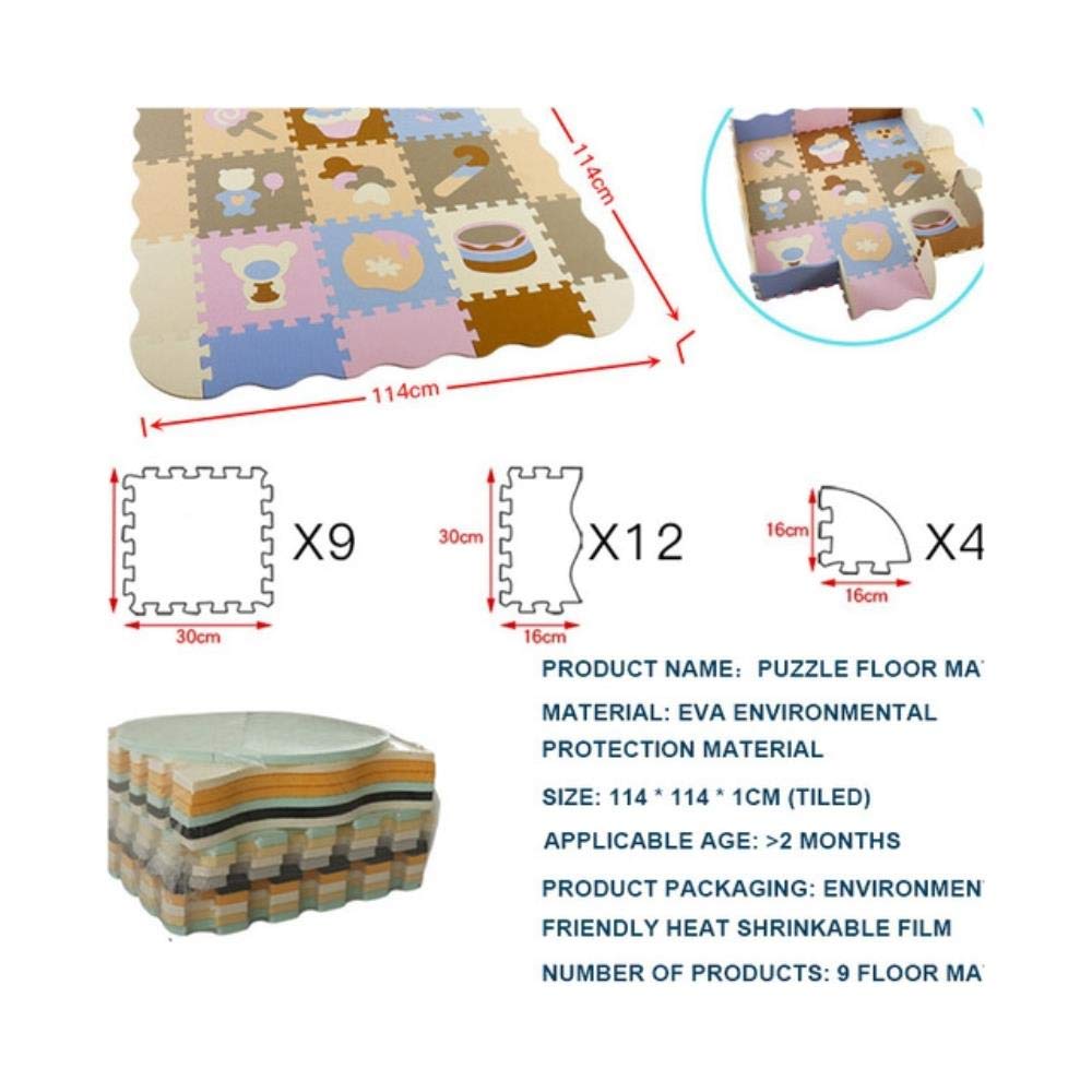 Children's EVA Foam Puzzle Mats Kid Floor Puzzles Play Mat