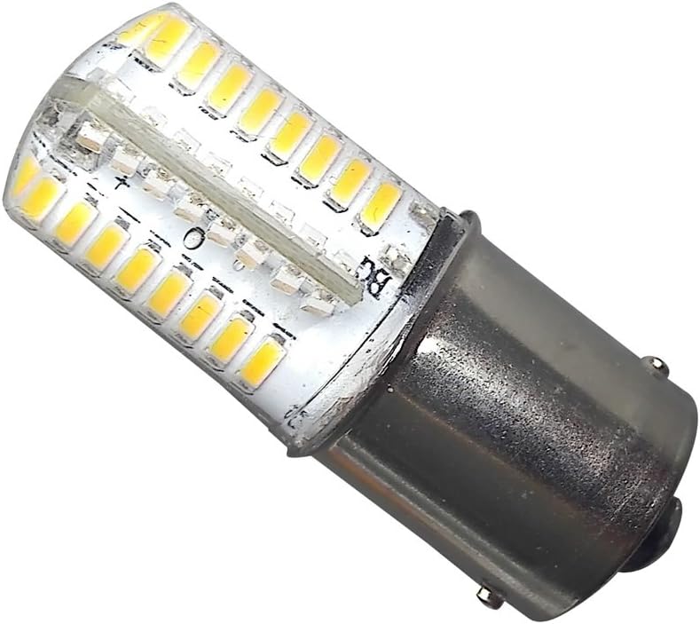 12PCS BA15S Led Bulb SMD3014 Warm White 2700-3000k DC12V AC12V Boat Car Light Replacement Bulb For RV Camper SUV MPV Car Turn Tail Reading Spot Backup Lights 360°Beam