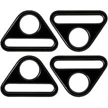 1.25" Triangle Ring Adjustment Zinc Alloy Triangular Buckle Carabiner Fasteners for Bag Straps Webbing Belt