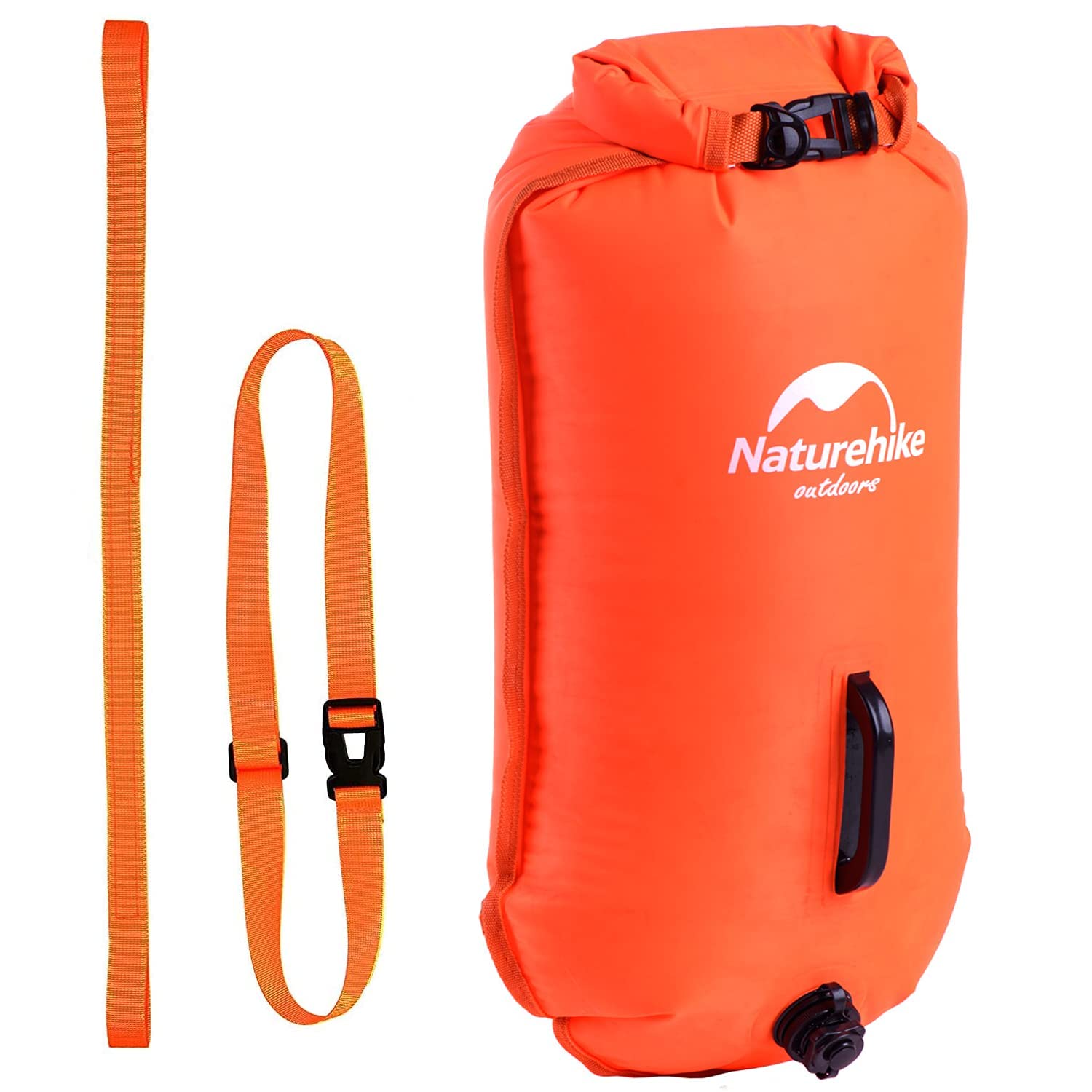 Naturehike boa nuoto acque libere gonfiabile 28L,leggero portatile Impermeabile,2 airbag,Sicurezza Swim Buoy per Sport Acquatici, Nuotatori, Triatleti, Kayaker e Snorkeling
