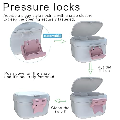 Miniatura 4 de BVN Vaso de prótesis a prueba de fugas, almacenamiento de transporte mejorado, caja de baño para dentaduras postizas con filtro, taza de dentadura