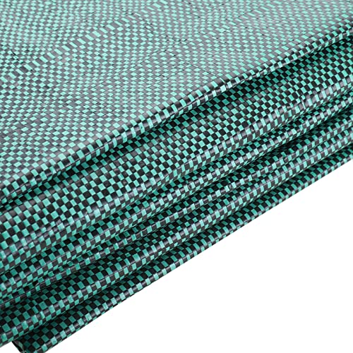 Sansanya 7X7Ft Garden Waste Yard Tarp With 4 Handles Yard Garden Waterproof Tarps, Garage Tarps, Patio Furniture Tarps, Tent Dampproof Mat, Outdoor Camping Tarps, Leaf Tarps, Clean Garden Waste (2) #TOP5