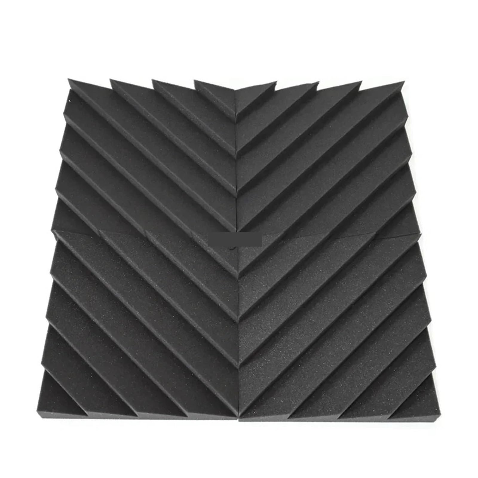 Pannelli Fonoassorbenti Per Pareti 12PCS Studio Acoustic Foam Sound Insulation Treatment Panels KTV Room Wall Soundproof Pad 300x300x25mm(Black)
