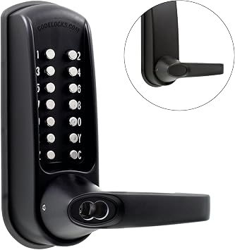 D&D Technologies Codelocks DD97230 Gate Lock Kit Includes CL610 Heavy Duty Mechanical Keyless Lock, Steel Weldable Gate Box, Latch Bracket, Stop Bracket. Push Button Latchbolts, Marine Grade Finish