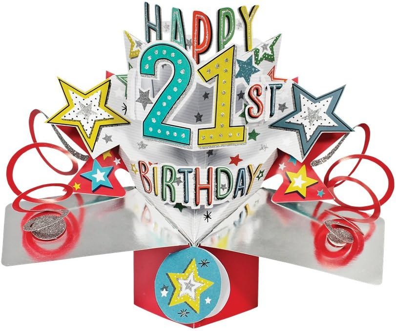Second Nature 60th Birthday Pop Up Greeting Card - POP152, POP152A