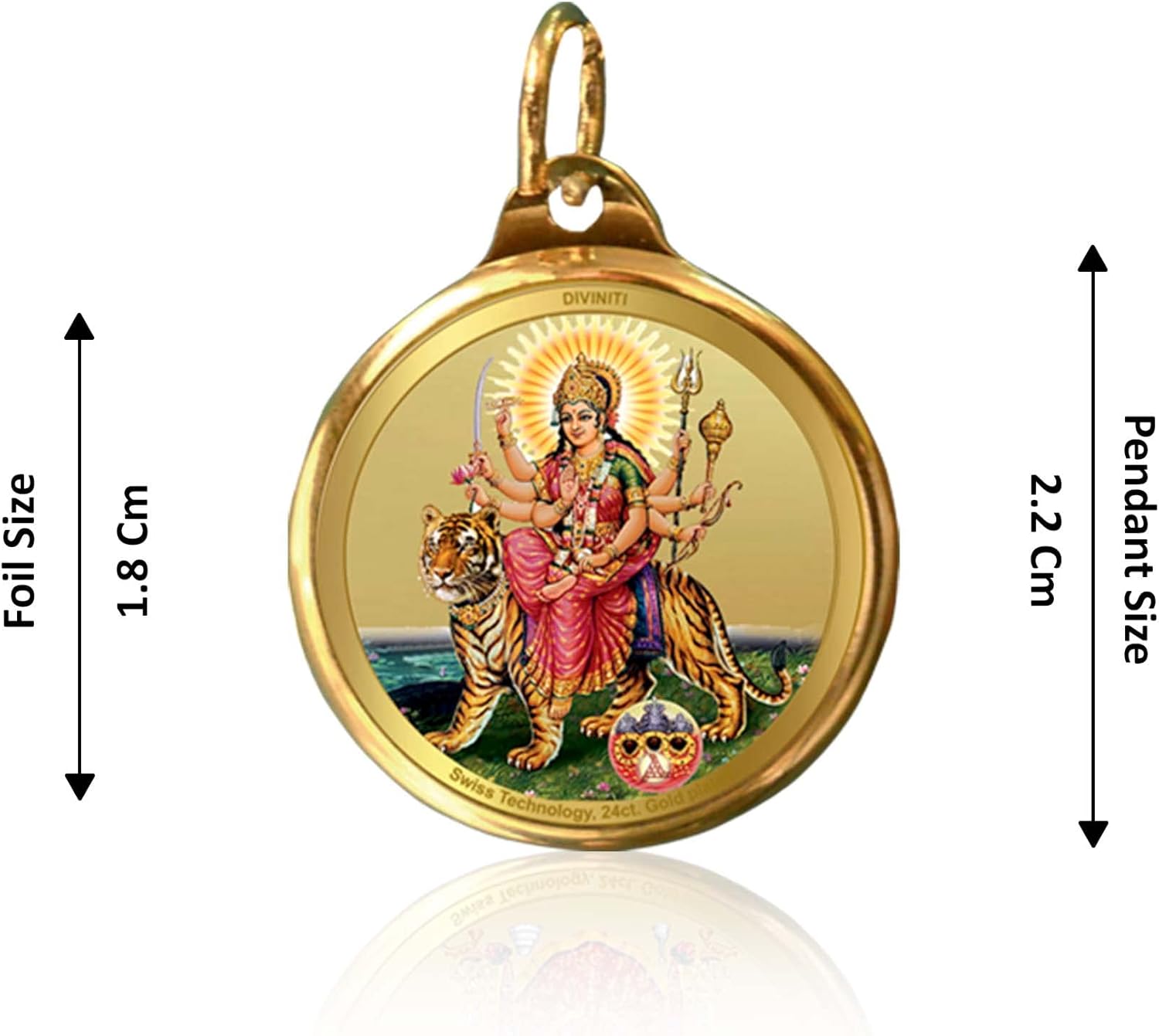 999 Silver Plated Laxmi Ji Idol, 24K Double Sided Gold Plated Pendant 18 MM and Classic Mogra Incense Sticks for Navratri Festival Prayer & Auspicious Occasion (Combo Pack)