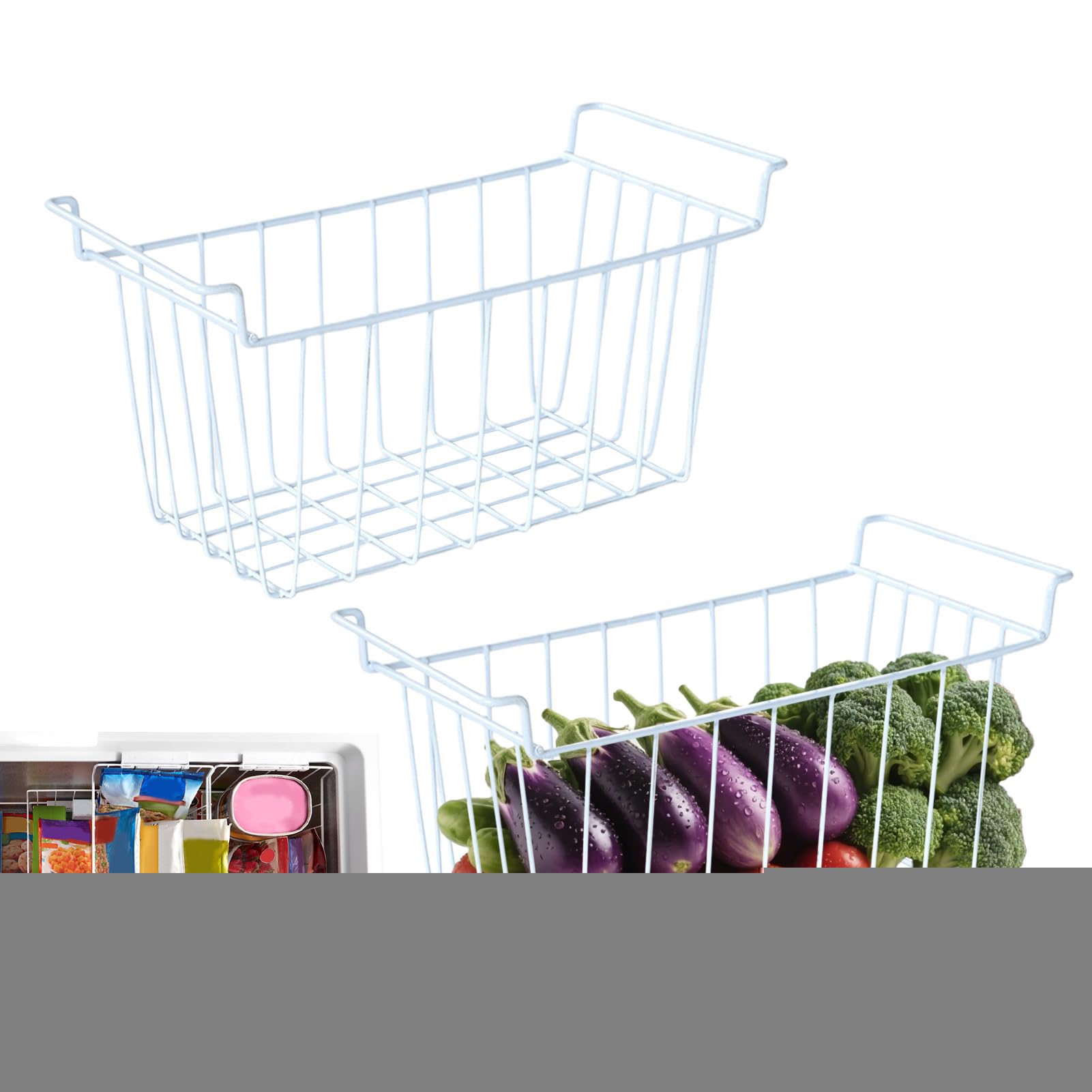 Cestello Organizer Per Congelatore Organizer Per Carne Cibo Verdure