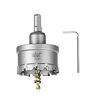 Vista 61 de SALI 1-1/16" (27mm) Kit de sierra perforadora TCT con punta de carburo de tungsteno Broca de sierra perforadora con punta de carburo con broca
