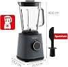 Tefal PerfectMix Essential High Speed Stand Mixer Stepless Adjustable Speed Pulse Function Removable Powelix Blades Heat Resistant 2 L Glass Container 1200 W Gray BL771BF0