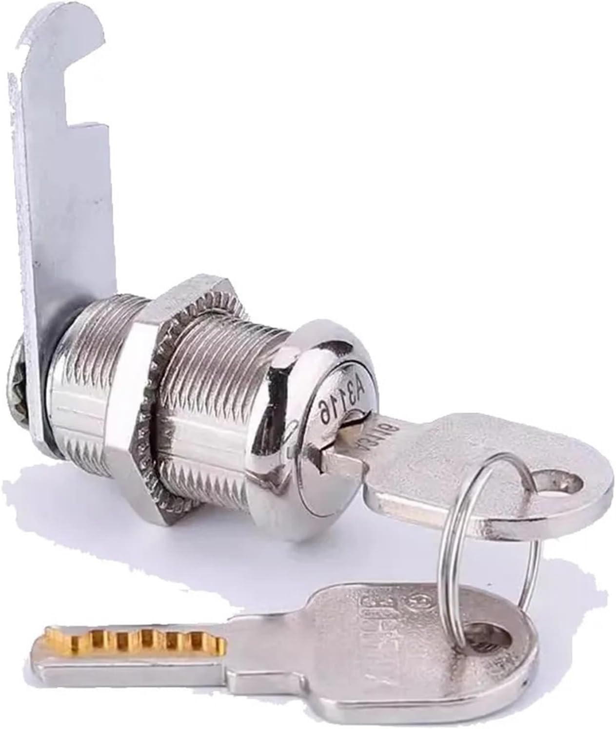 Desk Drawer Wardrobe Lock Copper Key Cabinet Locks Furniture Locks Hole Size 19MM Height 22MM 32MM(C 25mm)
