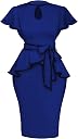 blue womens dress Top2商品
