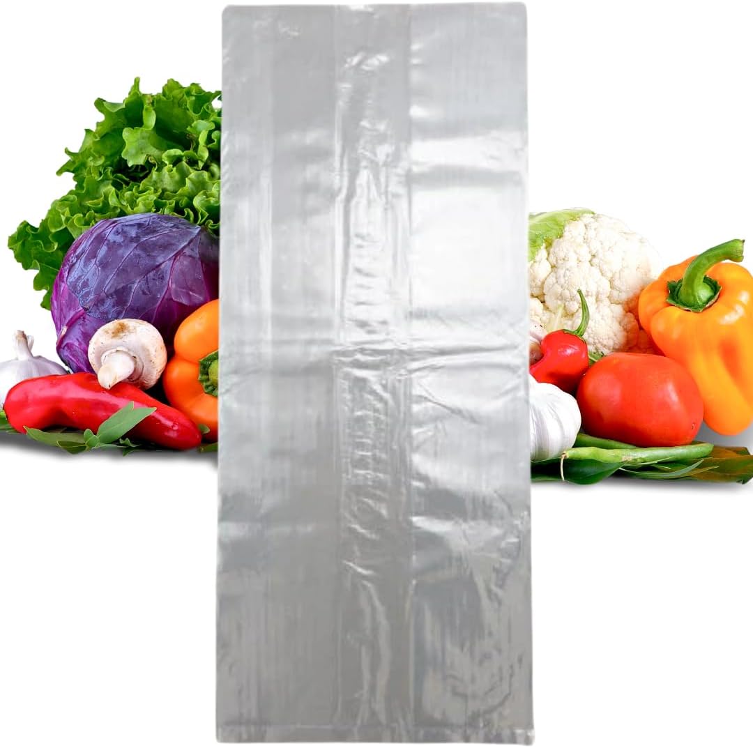 ASSUREPAK Clear (Natural Color) LDPE Poly (No Venting Holes) - 12"x8'x30" - 250 Bags - 1.45 mil - Clear - LDPOLY12830WF - AssurePak