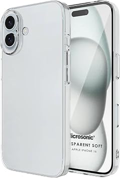Microsonic Apple iPhone 16 K l f Transparent Soft  effaf [iPhone 16 ile Uyumlu K l f -  effaf]