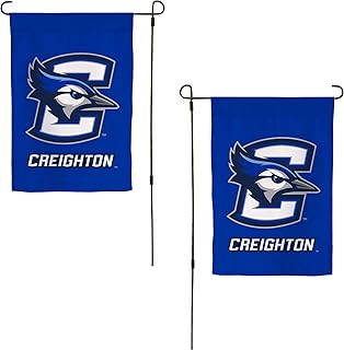 Desert Cactus Creighton University CU Garden Flag – 19 x 12 inch Creighton Bluejays Banner, For Outdoor Display and Events (Design C)