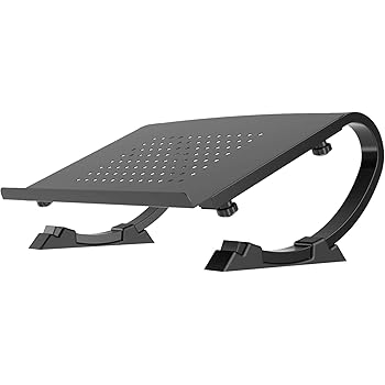 BONTEC Adjustable Curve Laptop Stand Notebook Riser MacBook Holder Ergonomic Portable