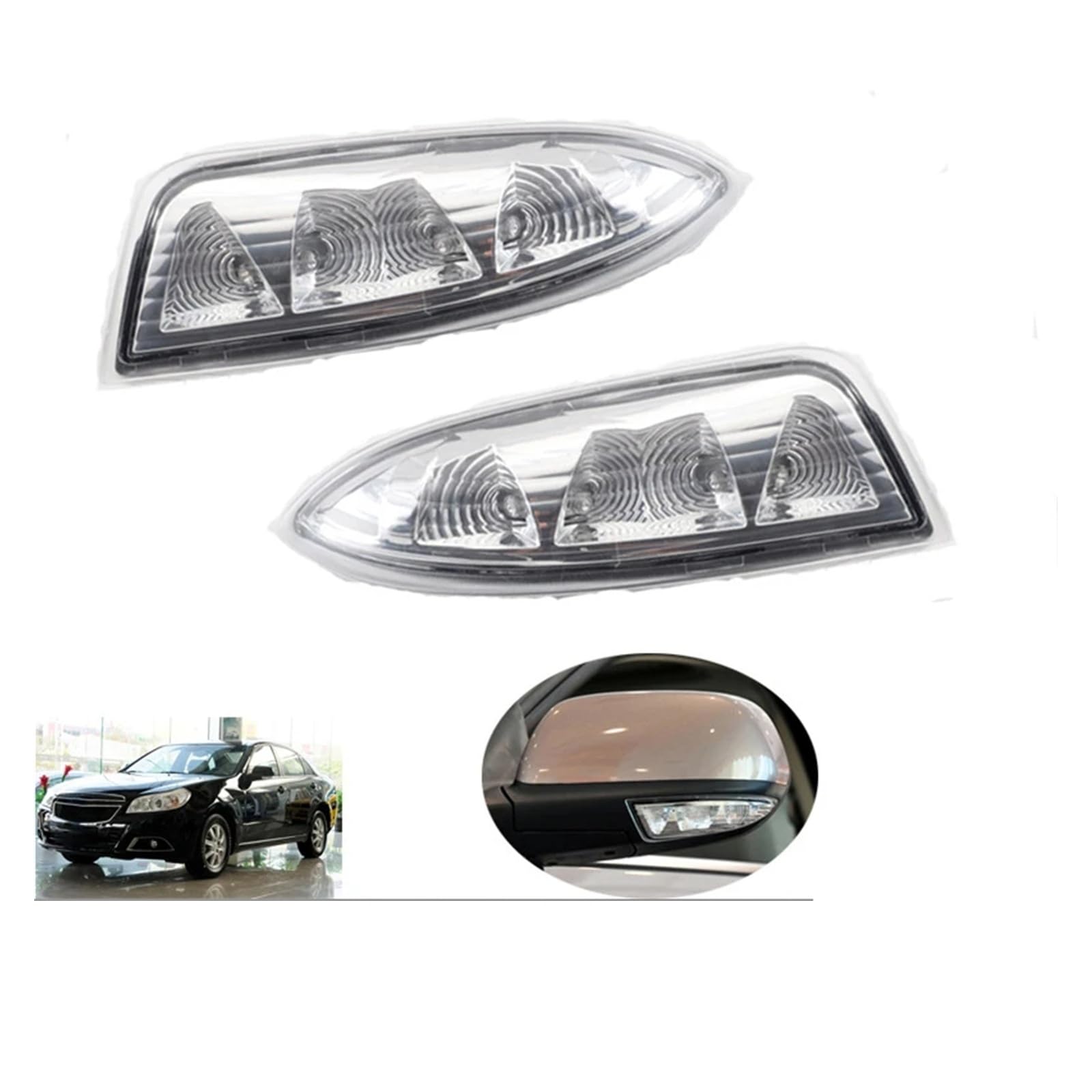 Indicador Espejo Lateral Para Chevrolet Para Epica 2007 2008 209 2010 2011 2012 2013 2014 Luz LED Intermitente Derecha Coche Lámpara Espejo Retrovisor Repetidor Intermitente Luz Giro Retrovisor