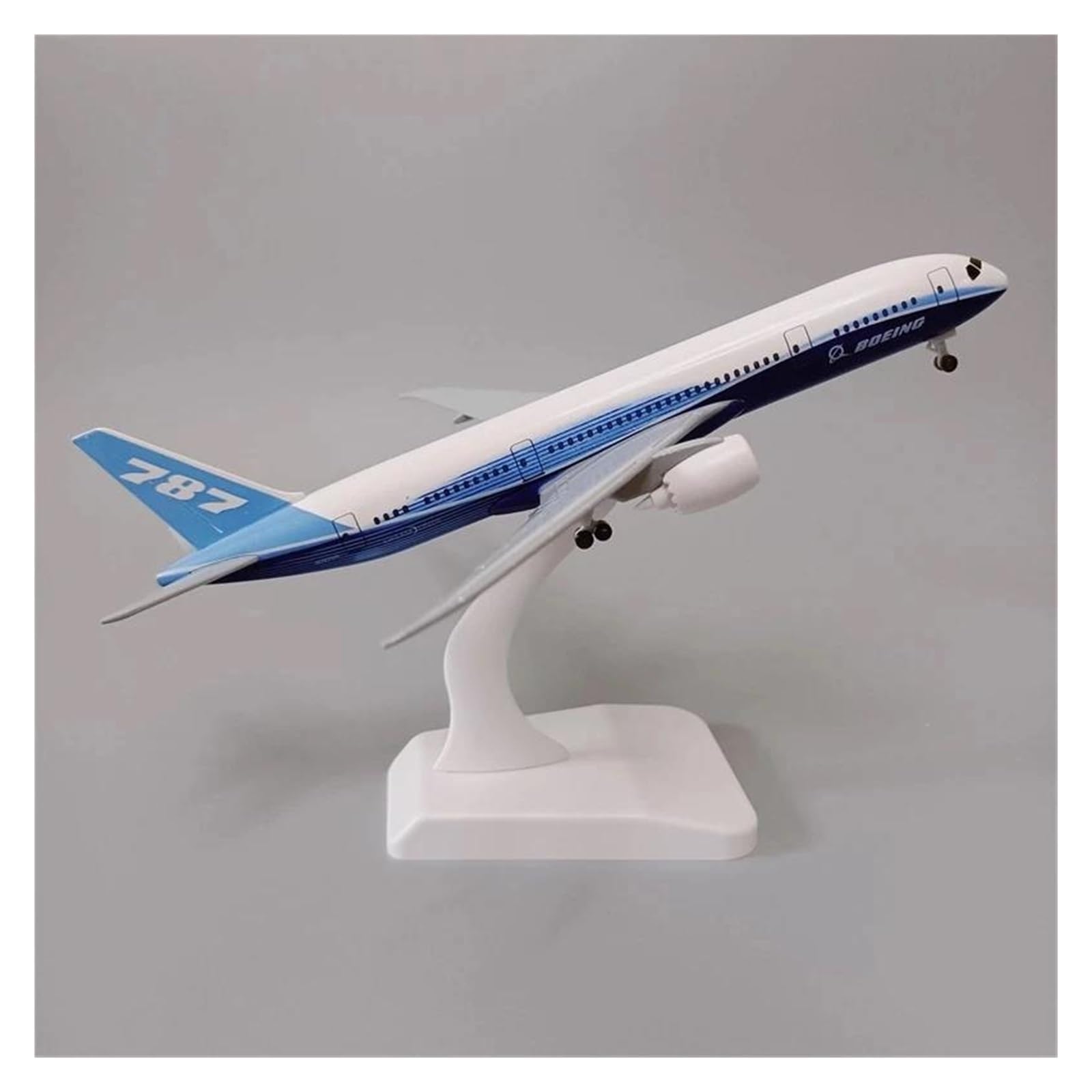 19 Cm Lega Metallo Aviazione Boeing 787 B787 Modello Aeromobile Pressofuso Ruote Carrello Atterraggio Modello di Aereo in lega