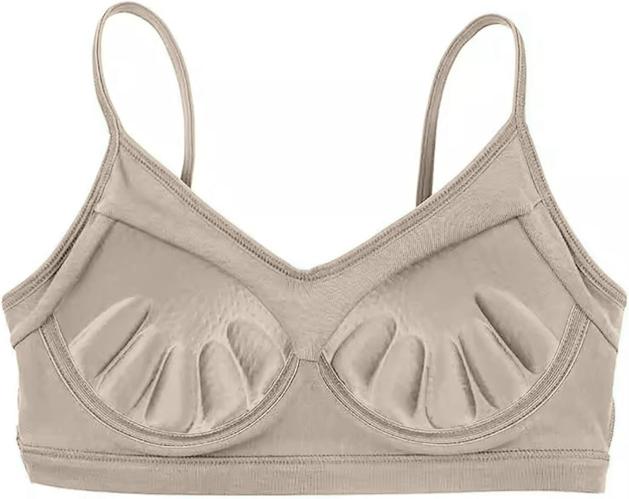 2025 - Soutien-gorge De Sport Pour Femme Avec Col En V, Ligne Longue, Bonnets Rembourrés, Réglable, Bretelles Fines, Fitness, Yoga, Haut Court, Blanc., S
