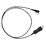 PC03 FTDI Universal Plug & Play USB Programming Cable for BTECH, Baofeng, Kenwood Radios - Compatible with UV-5R, BF-F8HP, GMRS-V2, UV-82HP & More - Easy Setup, No Driver Needed