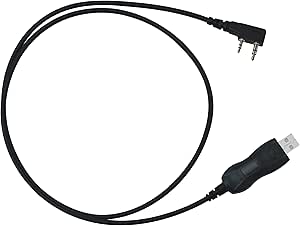 BTECH PC03 FTDI Universal Plug &amp; Play USB Programming Cable, Baofeng, Kenwood Radios - Compatible with UV-5R, BF-F8HP, GMRS-V2, UV-82HP &amp; More - Easy Setup, No Driver Needed