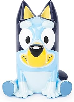 Jay FrancoBluey Ceramic Piggy Bank - Kids Room D cor & Coin Bank - Children's Learning Resource