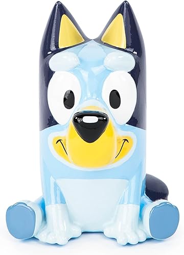 Miniatura 2 de Bluey - Alcancía de cerámica, decoración de habitación infantil y banco de monedas, recurso de aprendizaje para niños