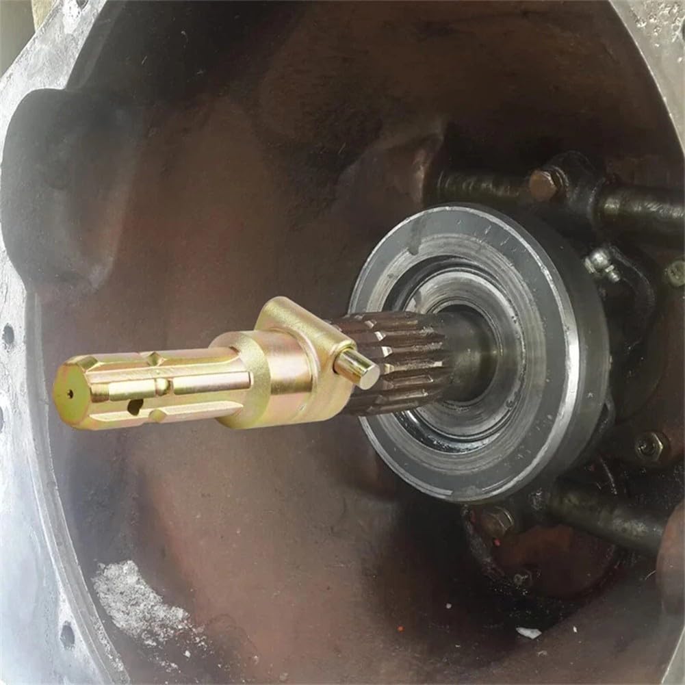 PTO Extender Female 1-3/20.3 cm 6 Adapter für Traktoren bis 70, Heavy Duty Stahl Schaftverlängerung mit 6 Zähnen, OEM Standard Ersatzteil