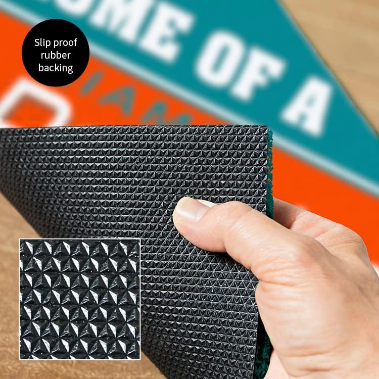 Team Sports America Miami Dolphins, Officially Licensed Door Mat 28 x 16 Inches Indoor Outdoor Sports Fan Rug