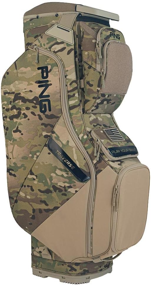 2022 PING Traverse Cart Bag Multicam Sports & Outdoors