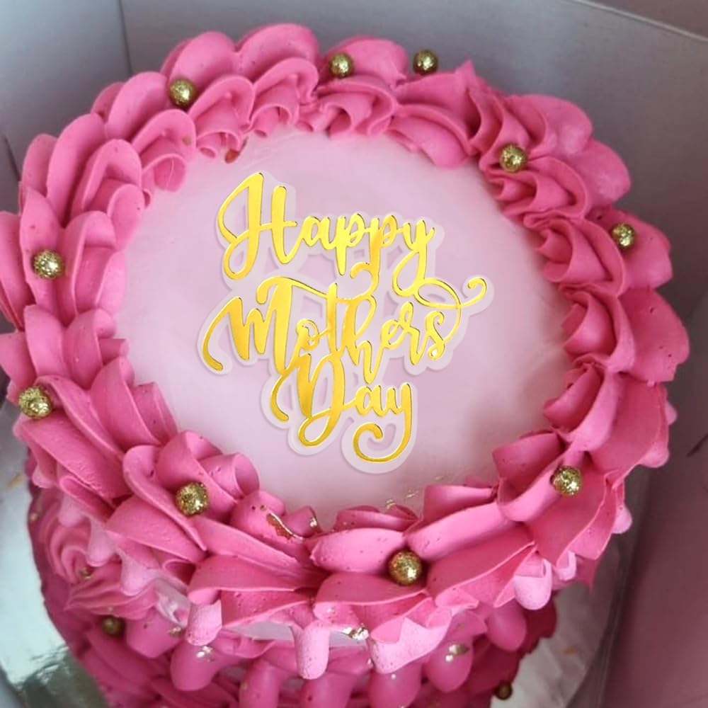 13pcs Happy Mother's Day Cake Toppers for Women Acrylic Cake Topper Best Mom Cupcake Toppers Mothers Day Decorations Cake Decorating Kit Mother Birthday Decor Cupcake Decoration Party Supplies image 4