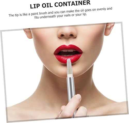 6pcs 3ml Lip Gloss Tube Set Multi Use Empty Container for eyelash Concealer Nail Polish Travel Size Portable Squeeze Tubes