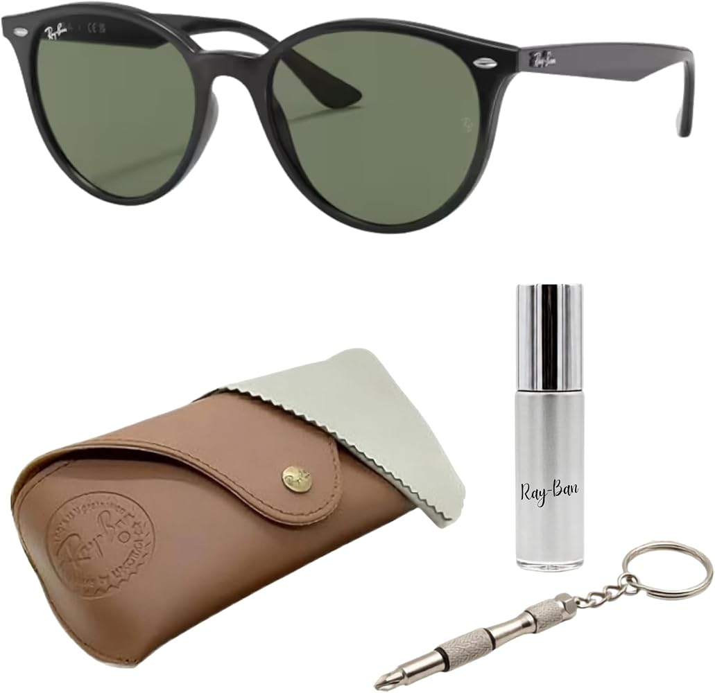 Amazon.com: Ray-Ban RB4305 Phantos Shape Sunglasses with Official