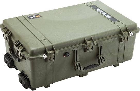 Pelican 1650 Case With Foam OD Green