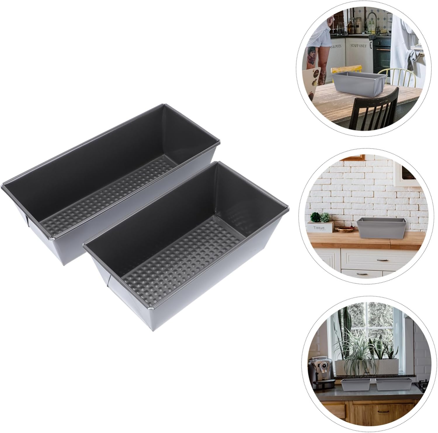 2Pcs Nonstick Toast Molds for Baking Honeycomb Design Baking Trays Versatile Cake Maker for Bread and Desserts for Home Cooking and Gatherings