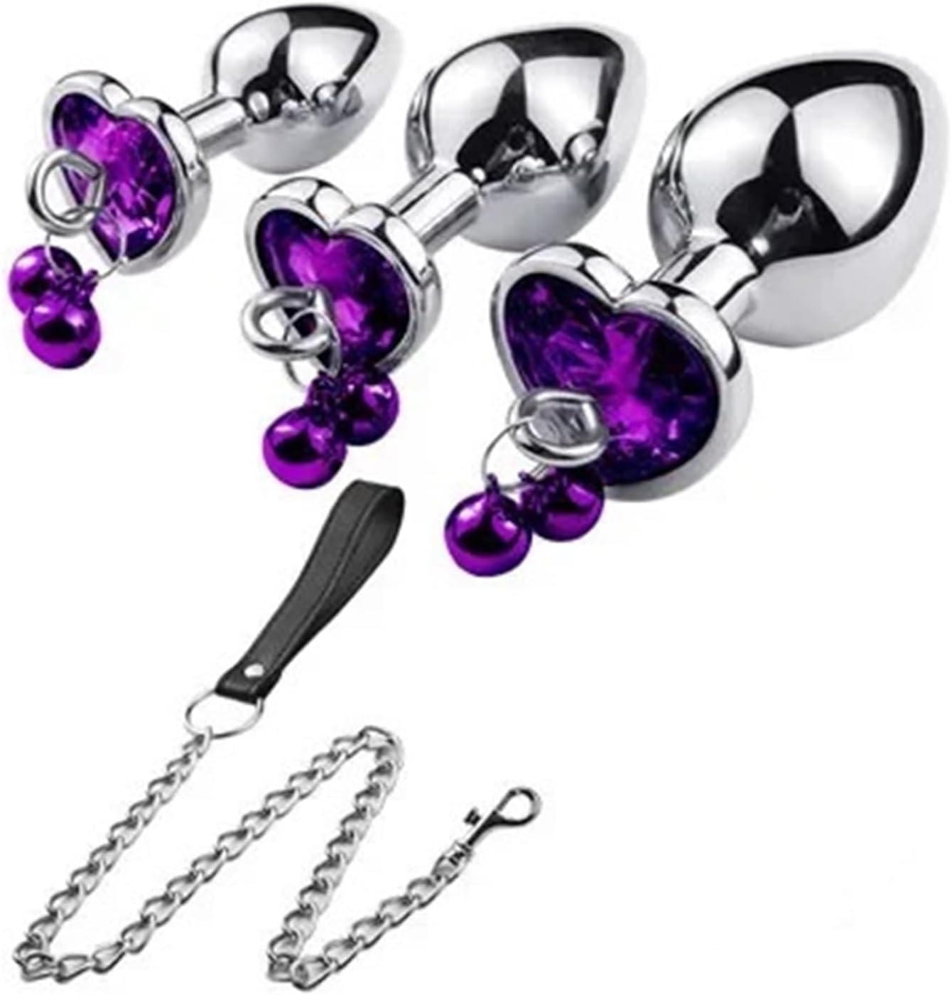 Metal Anal Plug Anal Plug Set Prostate Massage G Spot Stimulation Adult Sex Toy(Red,Set)