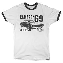 Chevrolet Officially Licensed Camaro SS 1969 Ringer Mens T-Shirt