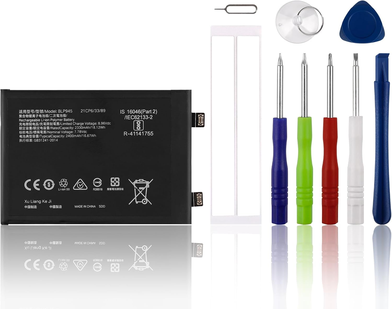 Replacement Battery BLP945 Compatible with Oneplus 10T 5G(CPH2415) BLP945 with Tools