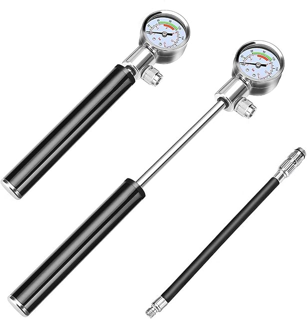 Tire Inflator for Xiaomi M365 Electric Scooter, SUNJULY High Pressure Portable Bicycle Tire Pump, Hand Air Inflator Compatible with Presta and Valve M365
