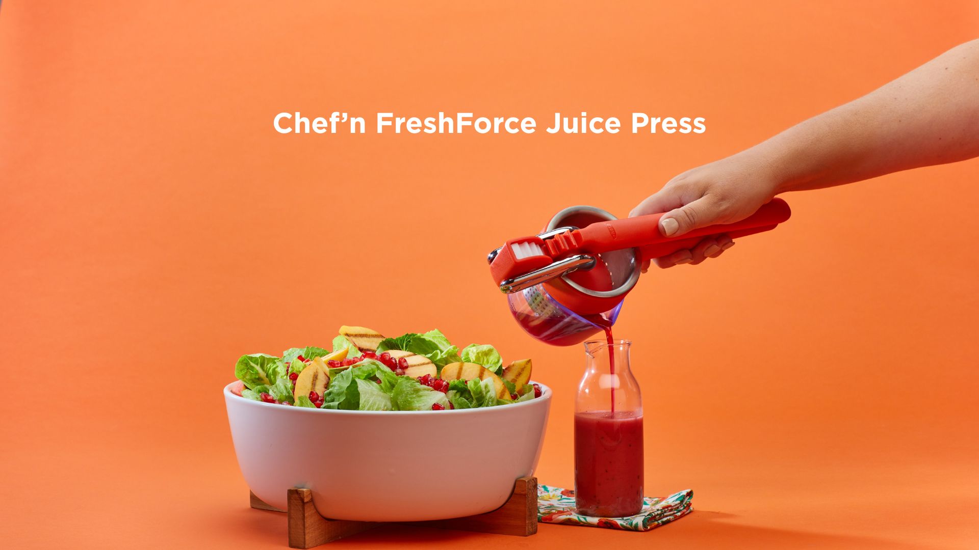 Amazon.com: Chef'n FreshForce Hand Press Juicer Pomegranate