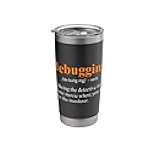 Debugging Cybersecurity Computer Science Coding Debugging Stainless Steel Insulated Tumbler
