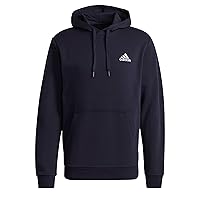 adidas Essentials Fleece Hoodie Felpa con cappuccio, Legend Ink/White