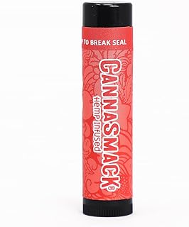 CannaSmack Natural Hemp Lip Balm - Sabor Melo...