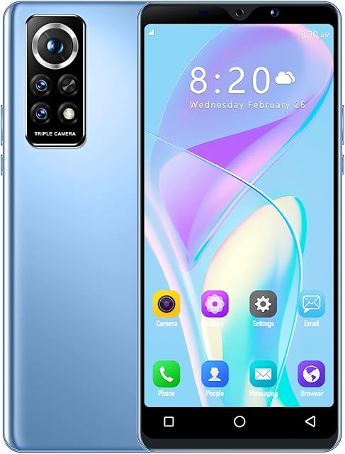 2SimOk Cheap Mobile Phones, Android Smarphones, 3G network, 4.7 inch IPS Display, 2500mAh Battery, Dual Camera, Dual SIM Cell Phone (11S-Blue)