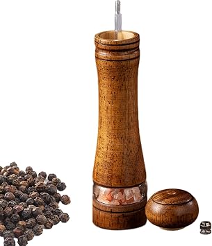 Pepper Grinder | Photo Wood Pepper Grinder Multifunctional Salt Mill Pepper Grinder - Adjustable Coarseness Salt and Pepper Grinder for Kitchen Gadget Accessories