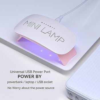 Makartt UV LED Nail Lamp, Mini UV Light For Gel Nails, 6W USB Portable Fast Drying Gel Polish Curing Light 60S Timer Professiona - 66 - View #9