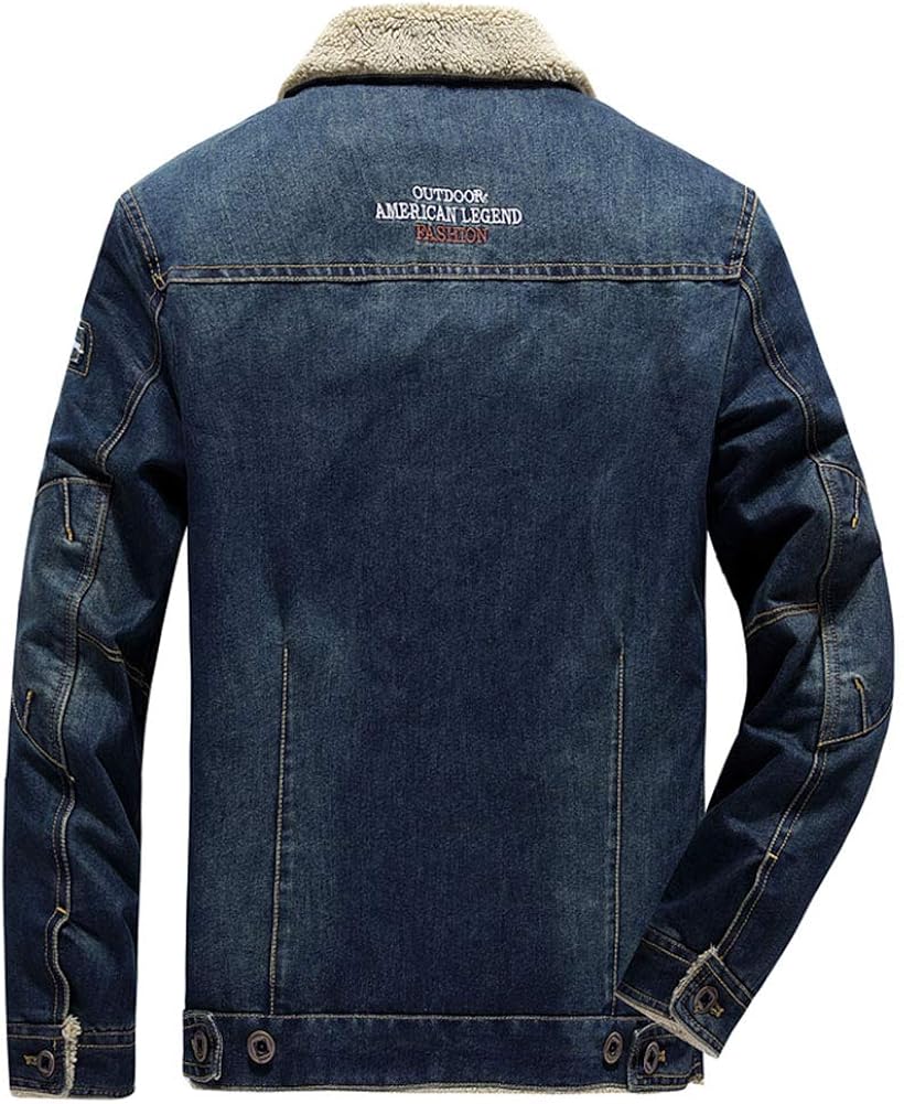 lined denim trucker jacket