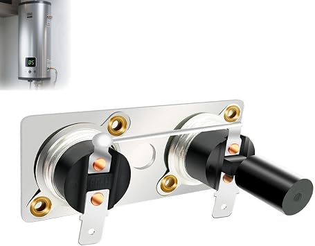 Upgraded 232306 RV Water Heater Thermostat Switch, Fits Suburban SW6DEL | Fits Suburban SW6DE SW10DE SW12DE SW6DEL SW10DEL SW12DEL, 120V 130 Degrees F Temperature High Limit T-Stat Switch, 1 Pack