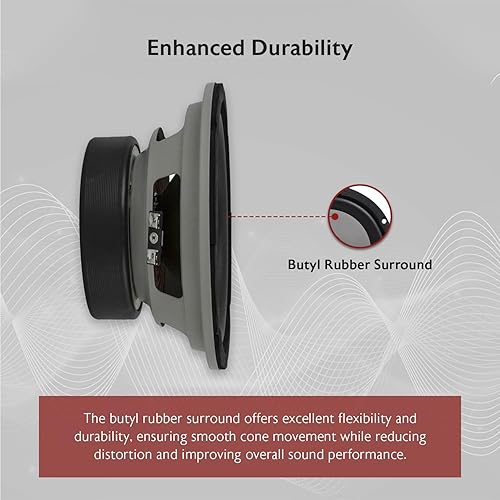 Miniatura 8 de Rockville RVL6KIT - Altavoces componentes para automóvil de 6.5 pulgadas, pico de 800 W/200 W RMS, 4 ohmios, cono de aluminio, tweeters de cúpula de